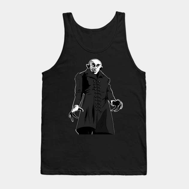 Nosferatu Tank Top by Black Snow Comics